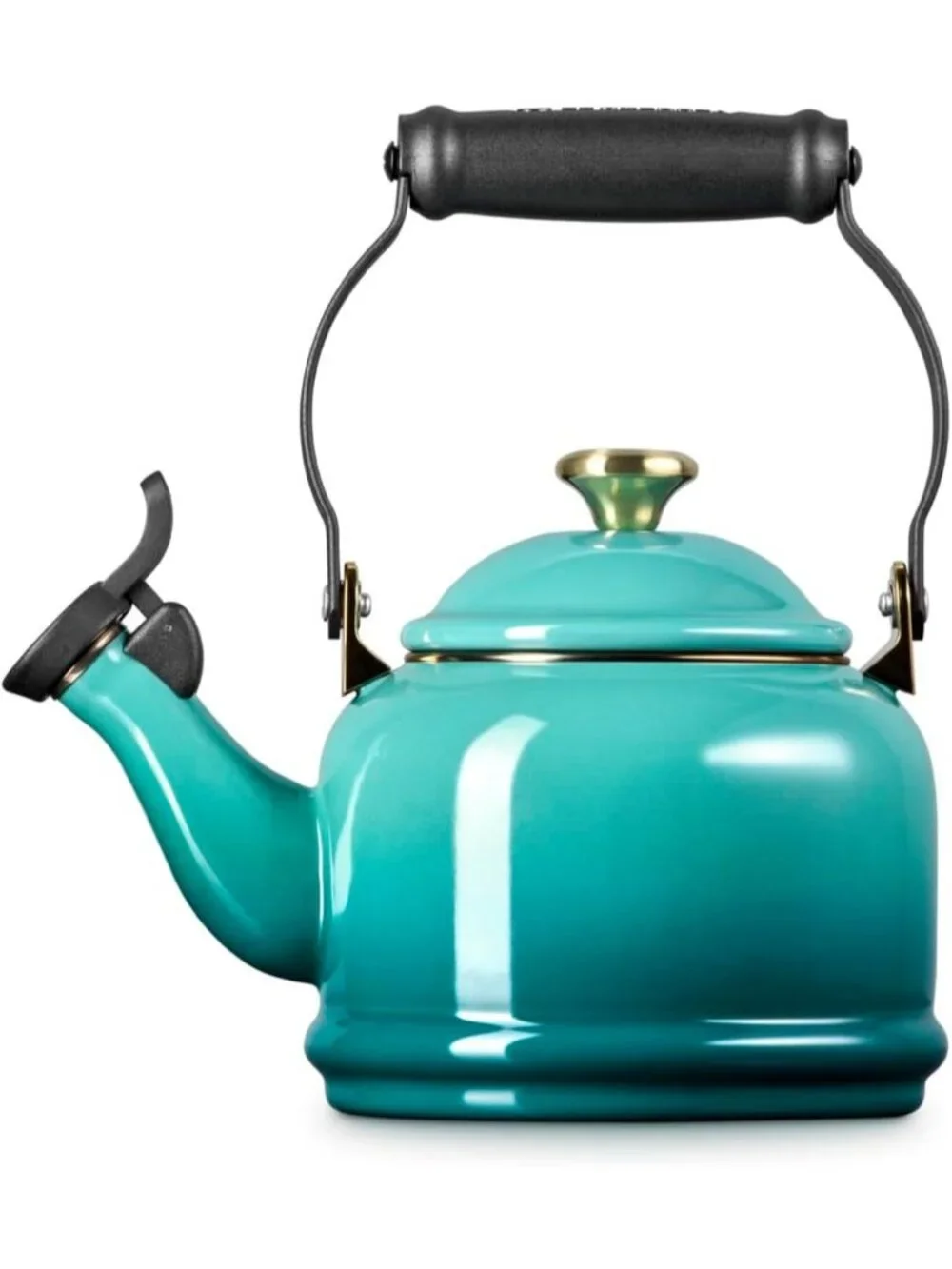 Riviera Enamel Steel Demi Teakettles 1.25 Quart Stainless steel Pot For Kitchen